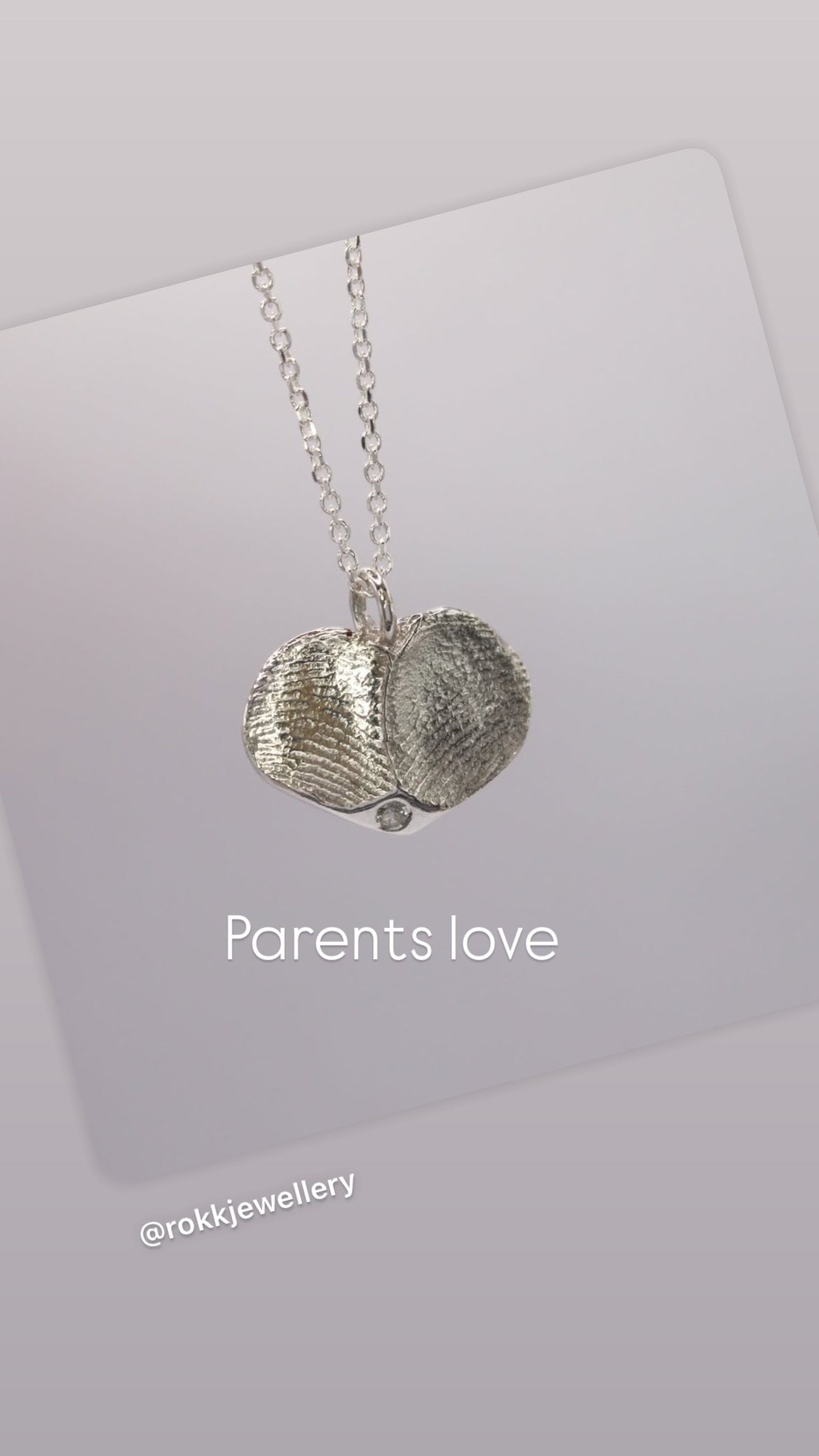 Fingerprint & Paw Print Necklace