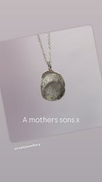 Fingerprint & Paw Print Necklace