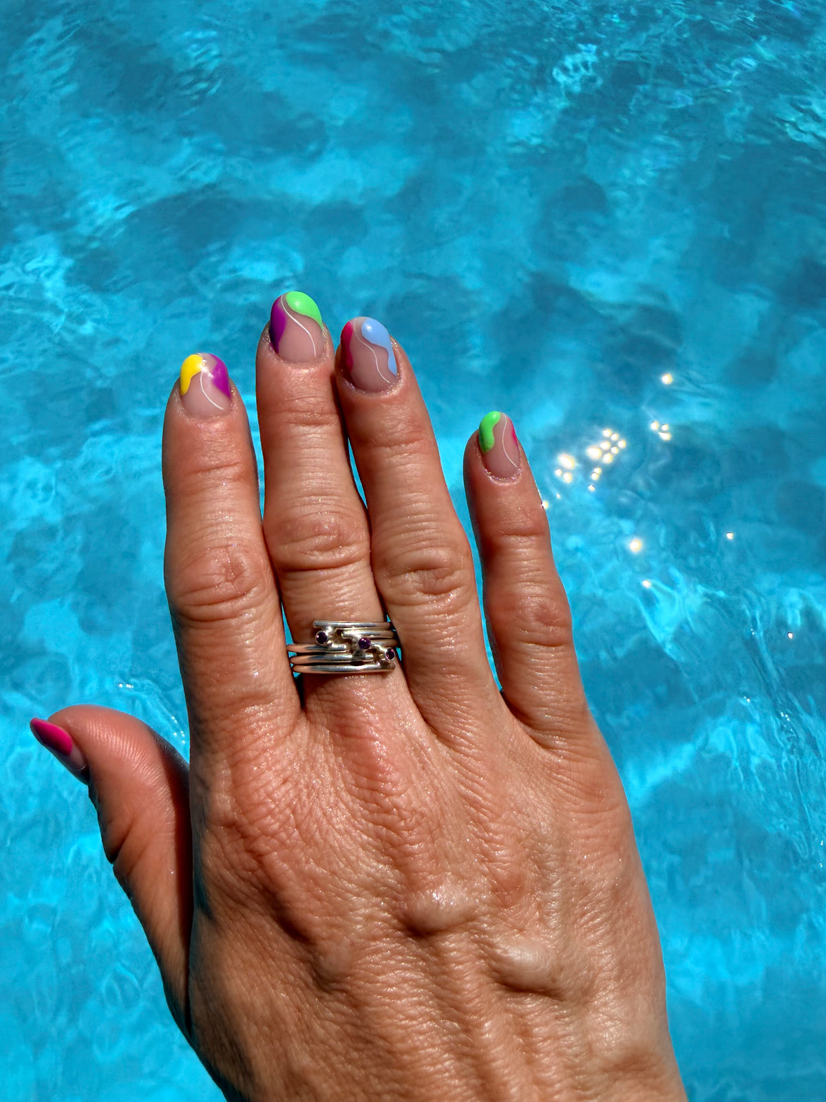Lightening Stacking Ring
