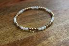 Gemstone Stretch Bracelet 14ct Gold Filled