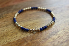 Gemstone Stretch Bracelet 14ct Gold Filled