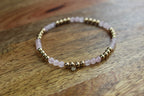 Gemstone Stretch Bracelet 14ct Gold Filled