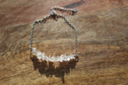 Gemstone Chip Clasp Bracelet Sterling Silver