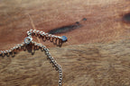 Gemstone Chip Clasp Bracelet Sterling Silver