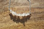 Gemstone Chip Clasp Bracelet Sterling Silver