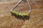 Gemstone Chip Clasp Bracelet Sterling Silver