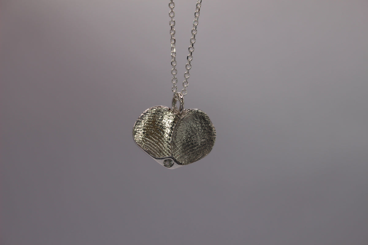 Fingerprint & Paw Print Necklace
