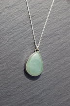 Aventurine Teardrop Necklace