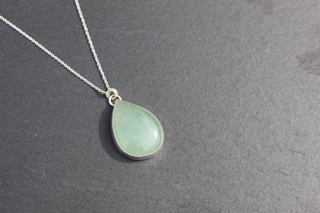 Aventurine Teardrop Necklace