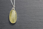 Prehnite Lozenge Pendant