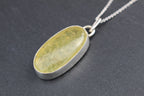 Prehnite Lozenge Pendant