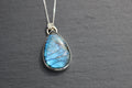 Labradorite Teardrop Pendant