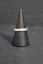 Feather Texture Natural Gemstone Ring