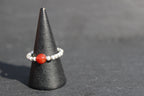 Gemstone Stretchy Ring - Sterling Silver