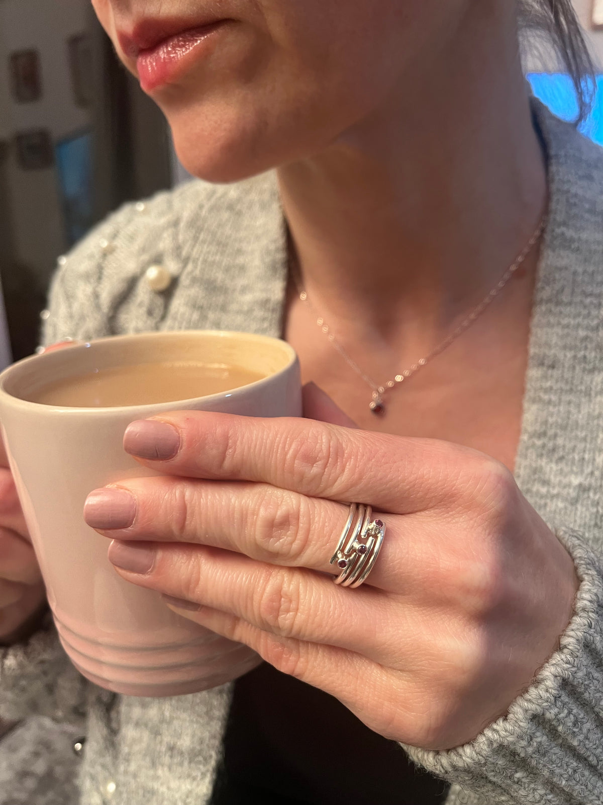 Lightening Stacking Ring