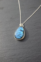 Labradorite Teardrop Pendant