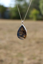 Labradorite Teardrop Pendant