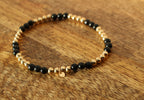 Gemstone Stretch Bracelet 14ct Gold Filled