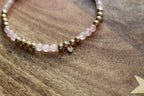Gemstone Stretch Bracelet 14ct Gold Filled