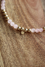 Gemstone Stretch Bracelet 14ct Gold Filled