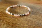 Gemstone Stretch Bracelet Sterling Silver