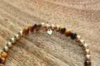 Gemstone Stretch Bracelet 14ct Gold Filled